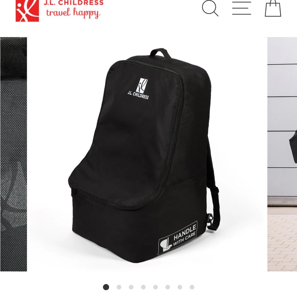 Great condition jl Childress padded travel car seat backpack